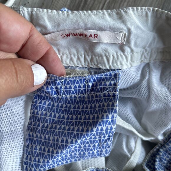 Scotch & Soda Men’s Blue And White Bathing Suit - Size Small - Picture 5 of 12